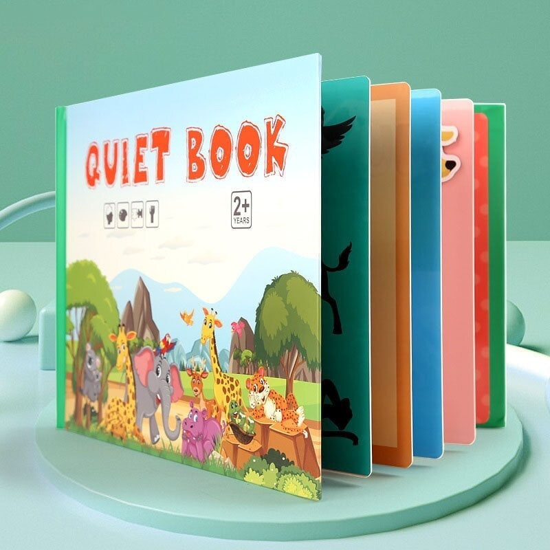 Montessori Busy Book for Kids to Develop Learning Skills