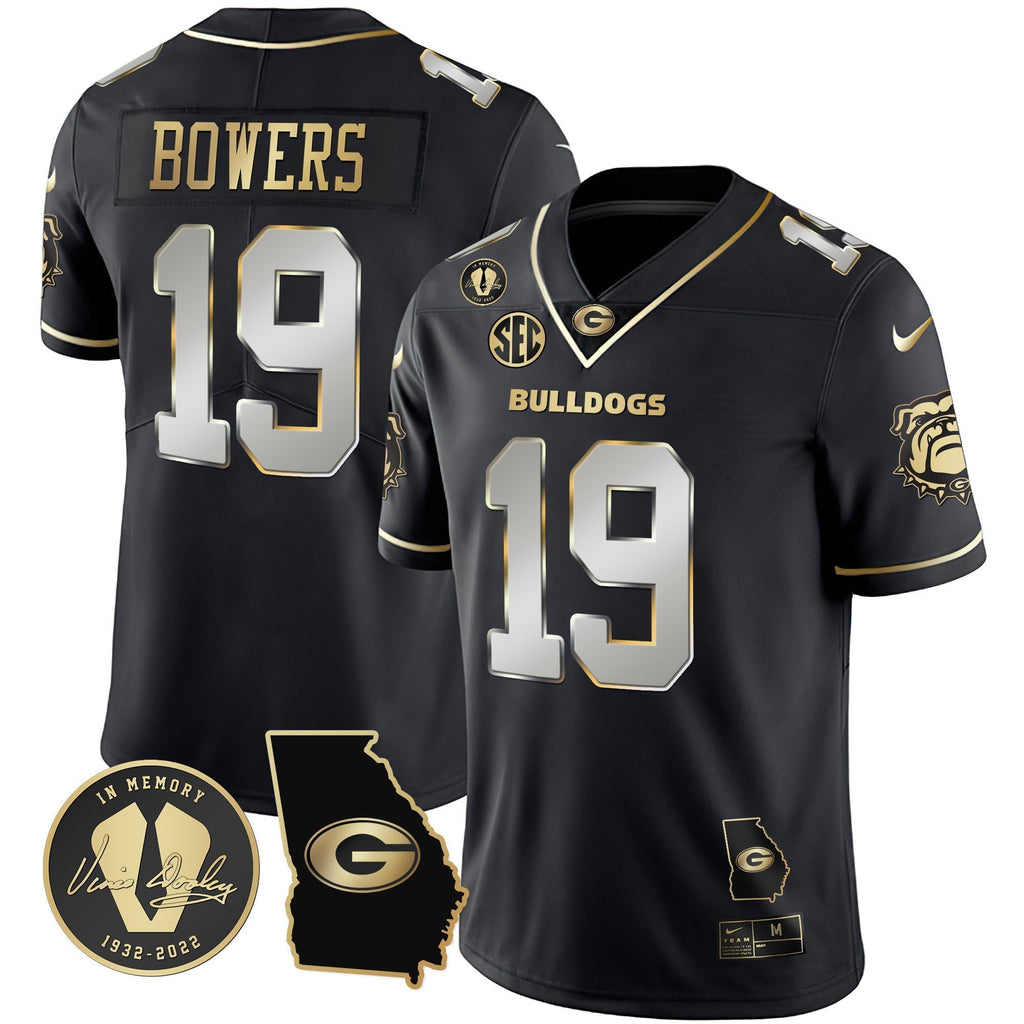 Men Georgia Bulldogs 2023 Vapor Jersey - Georgia Map - All Stitched