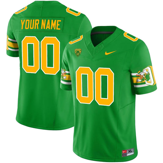 Custom Oregon Ducks Jersey 'Mighty Oregon' 1984 Throwback V2 - Stitched All Colors