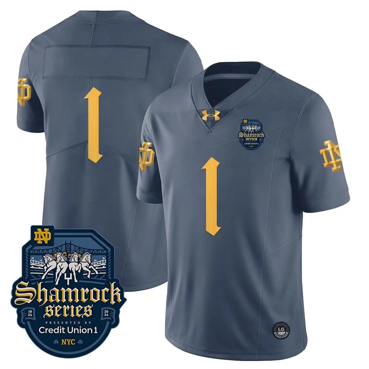 Men Notre Dame Fighting Irish 2024 Shamrock Series Uniform