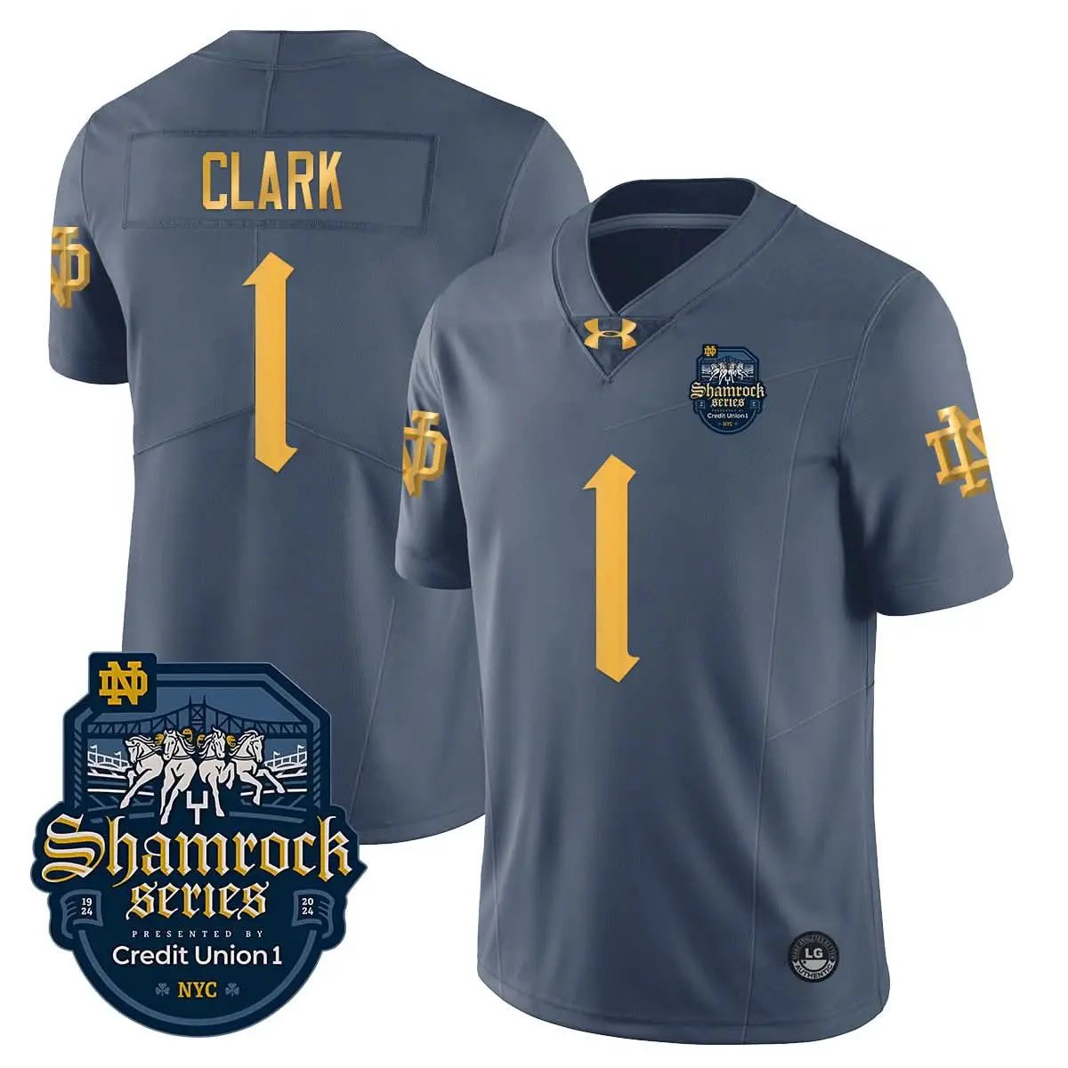 Men Notre Dame Fighting Irish 2024 Shamrock Series Uniform