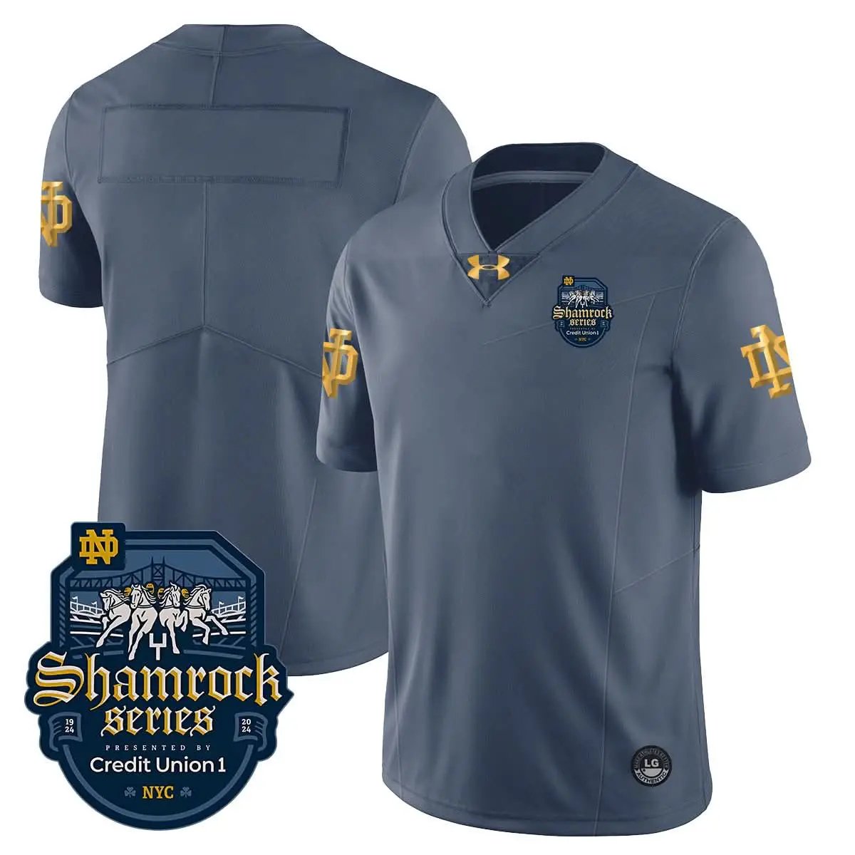 Men Notre Dame Fighting Irish 2024 Shamrock Series Uniform
