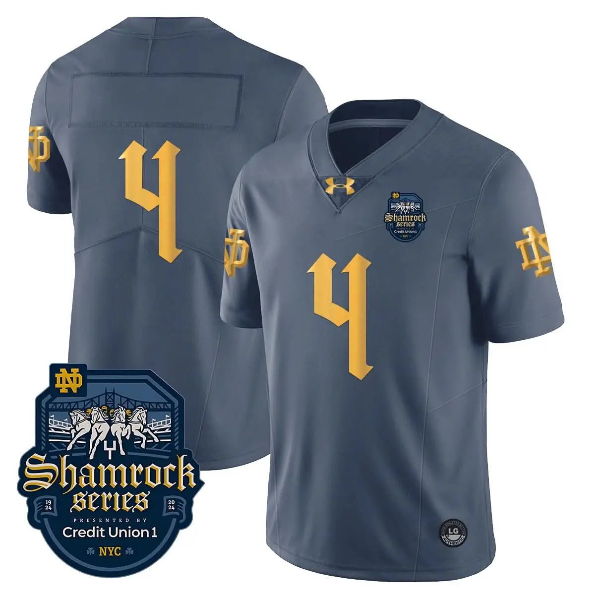 Men Notre Dame Fighting Irish 2024 Shamrock Series Uniform