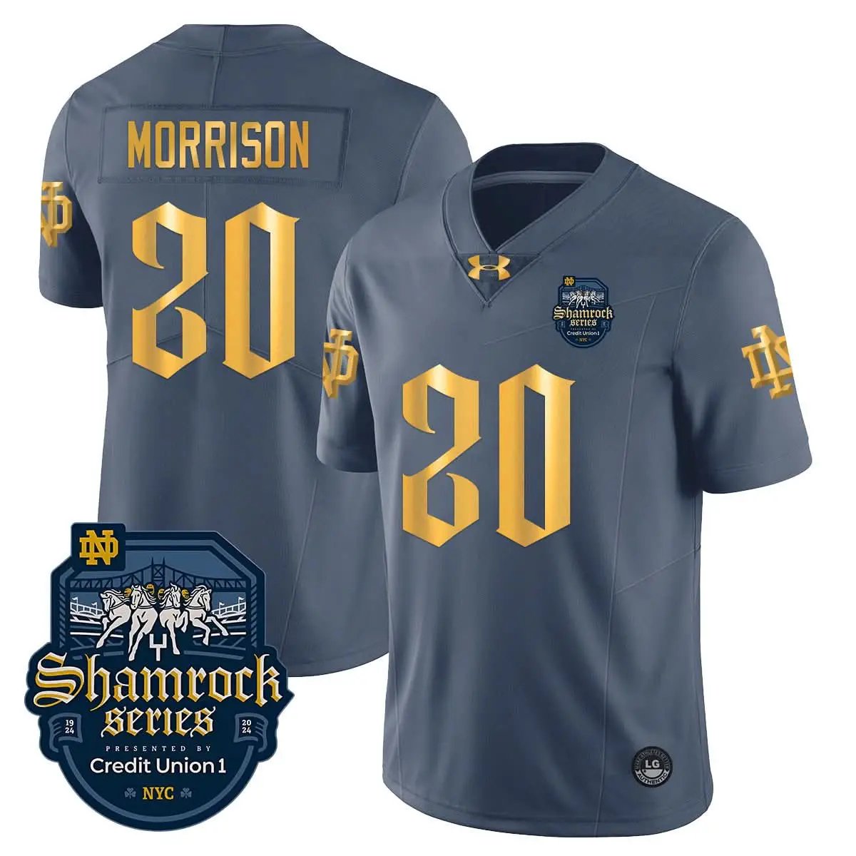 Men Notre Dame Fighting Irish 2024 Shamrock Series Uniform