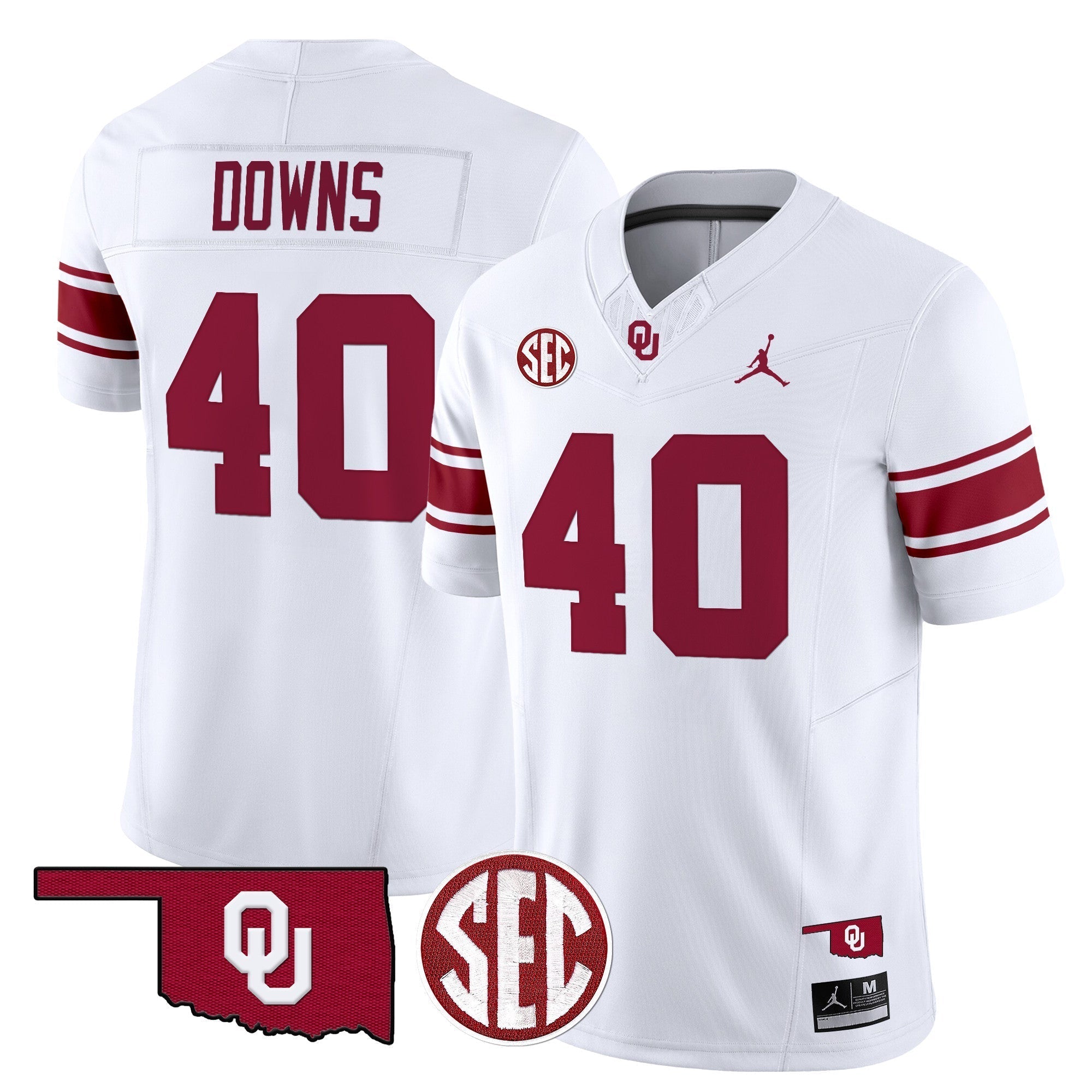 Men Oklahoma Sooners Throwback Vapor Limited Jersey - All Stitched