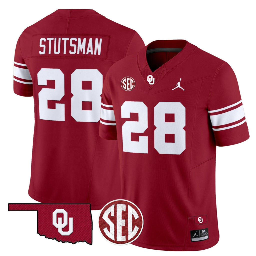 Men Oklahoma Sooners Throwback Vapor Limited Jersey - All Stitched