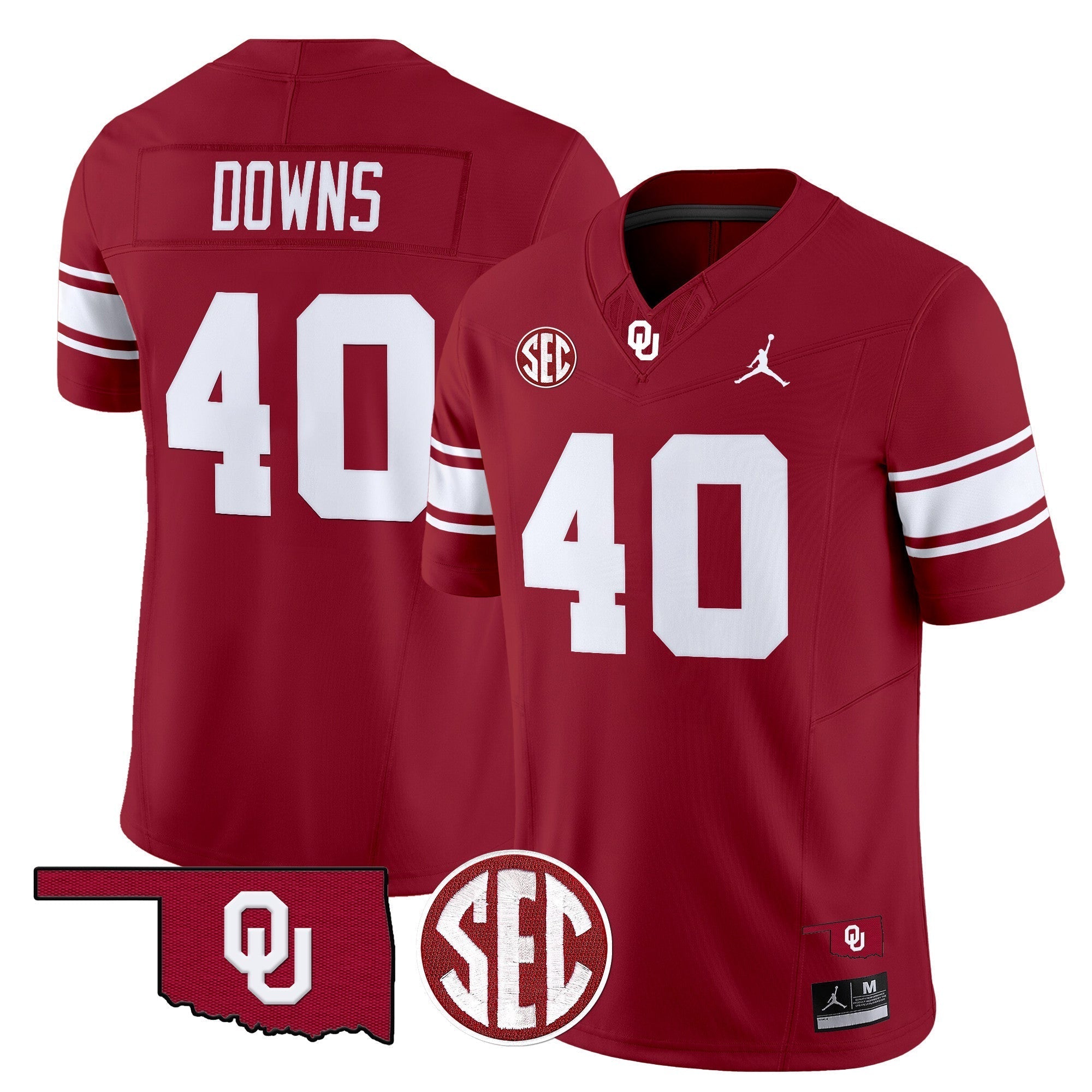 Men Oklahoma Sooners Throwback Vapor Limited Jersey - All Stitched