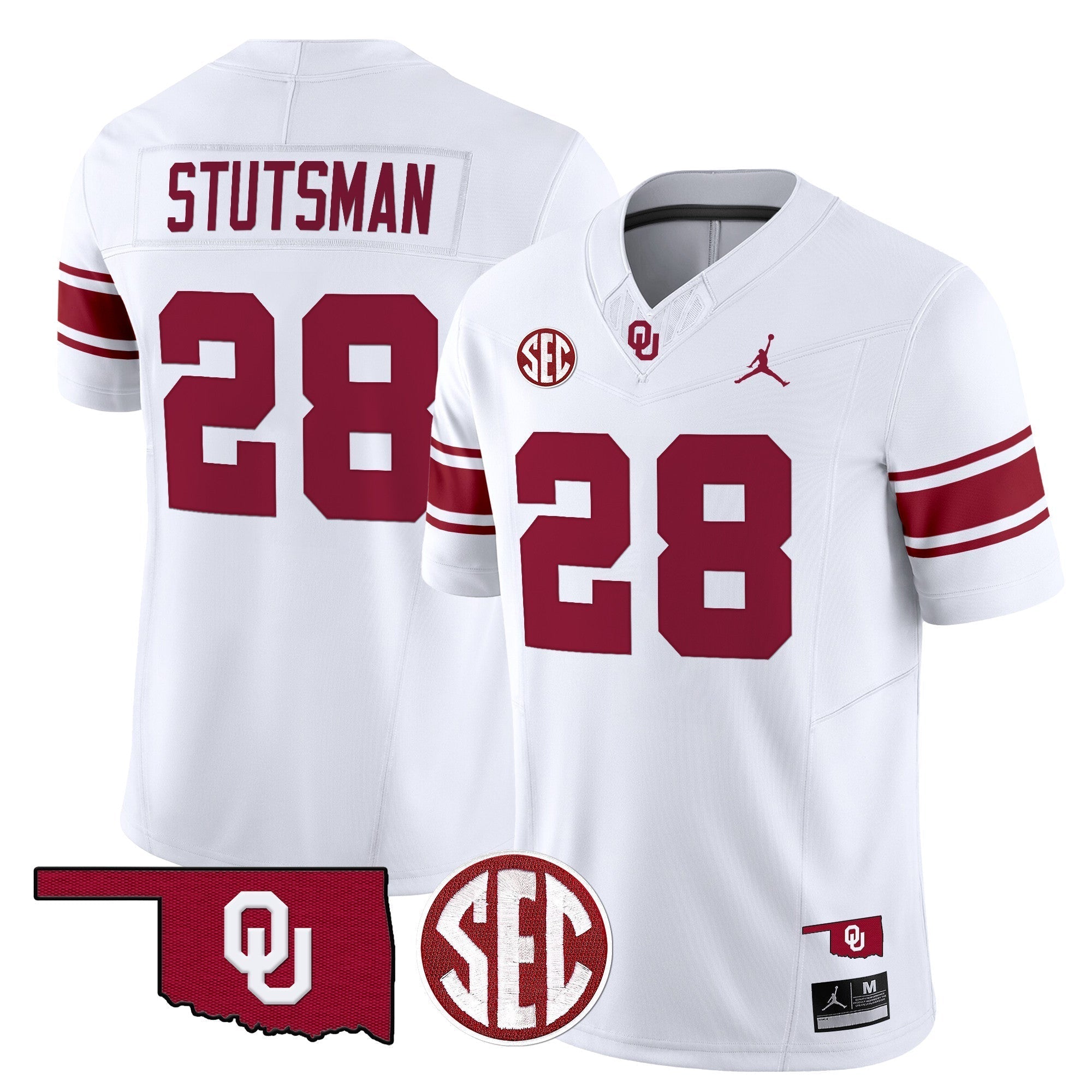 Men Oklahoma Sooners Throwback Vapor Limited Jersey - All Stitched