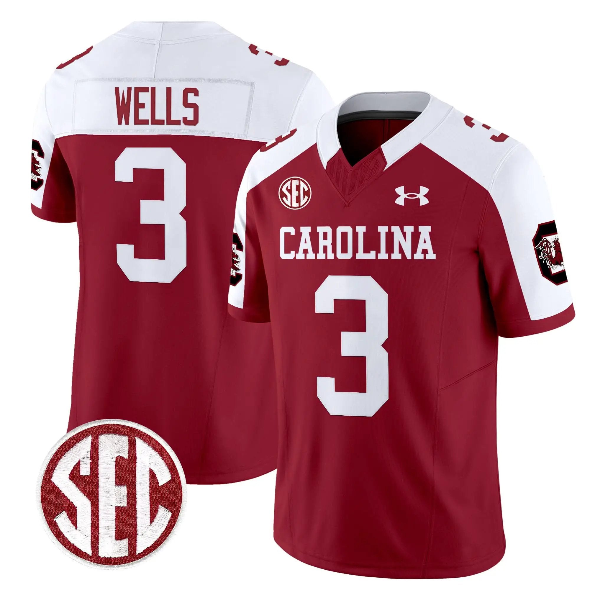 Men South Carolina Gamecocks Football 1980 Throwback Vapor Limited Jersey V2