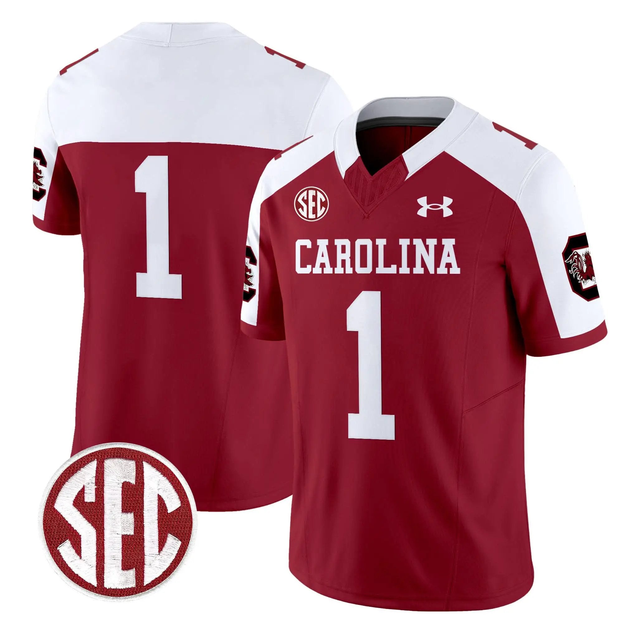 Men South Carolina Gamecocks Football 1980 Throwback Vapor Limited Jersey V2