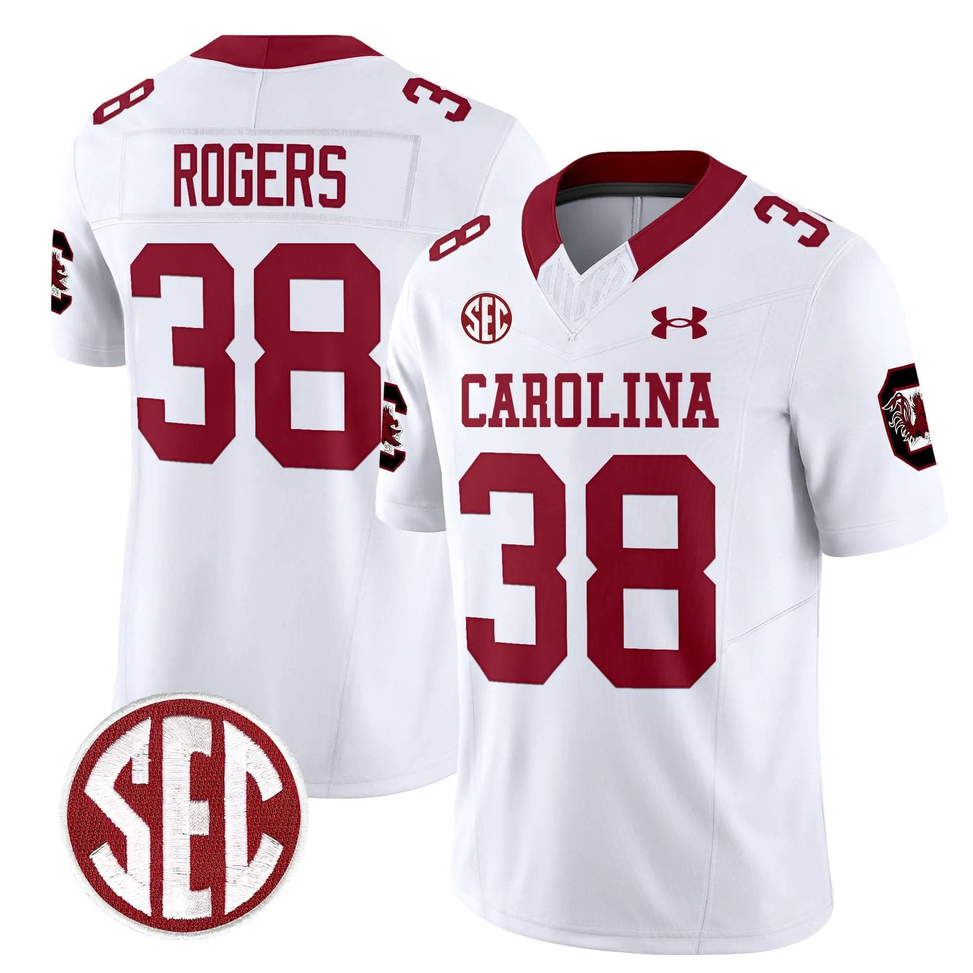 Men South Carolina Gamecocks Football 1980 Throwback Vapor Limited Jersey V2