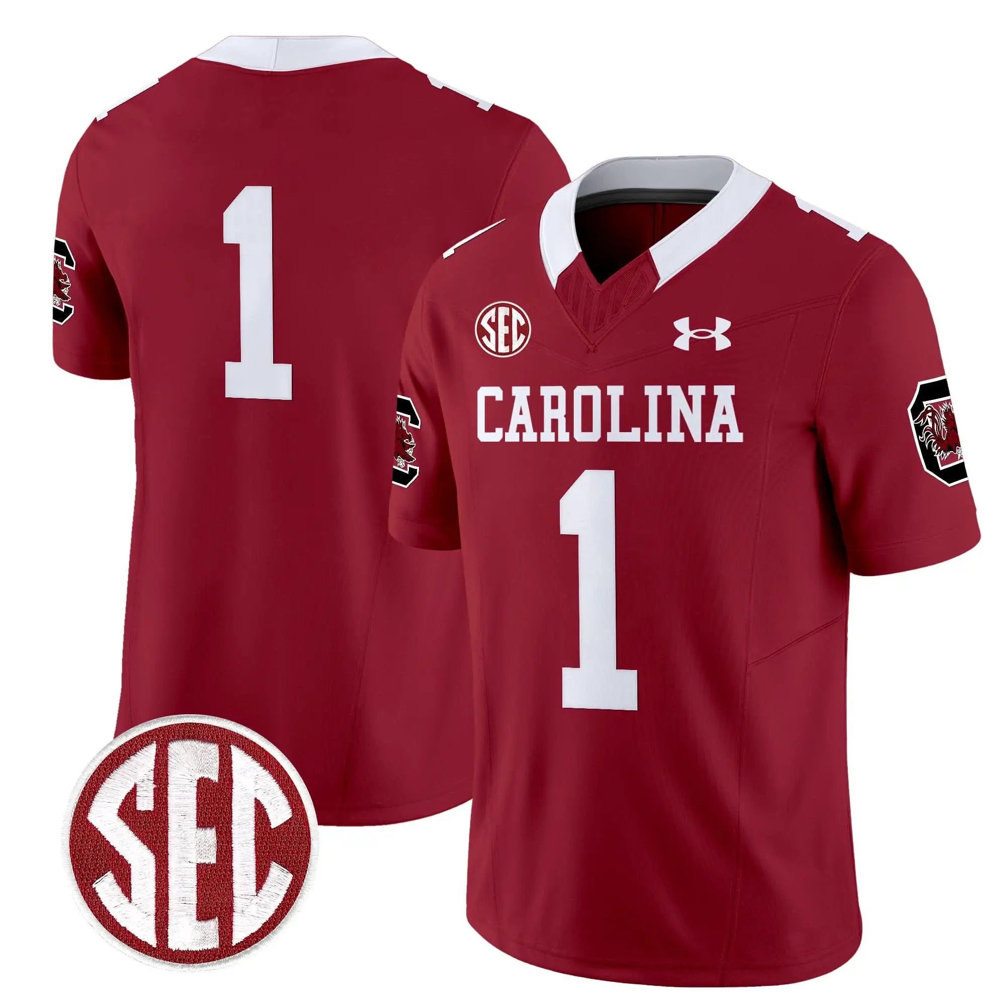 Men South Carolina Gamecocks Football 1980 Throwback Vapor Limited Jersey V2