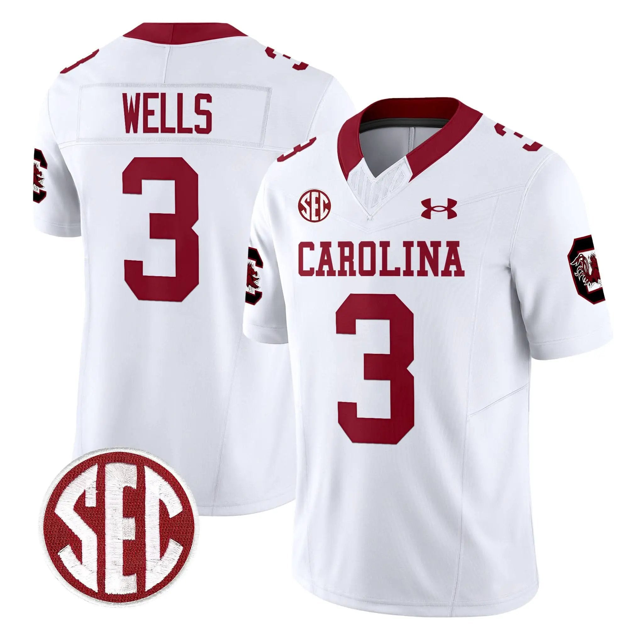 Men South Carolina Gamecocks Football 1980 Throwback Vapor Limited Jersey V2