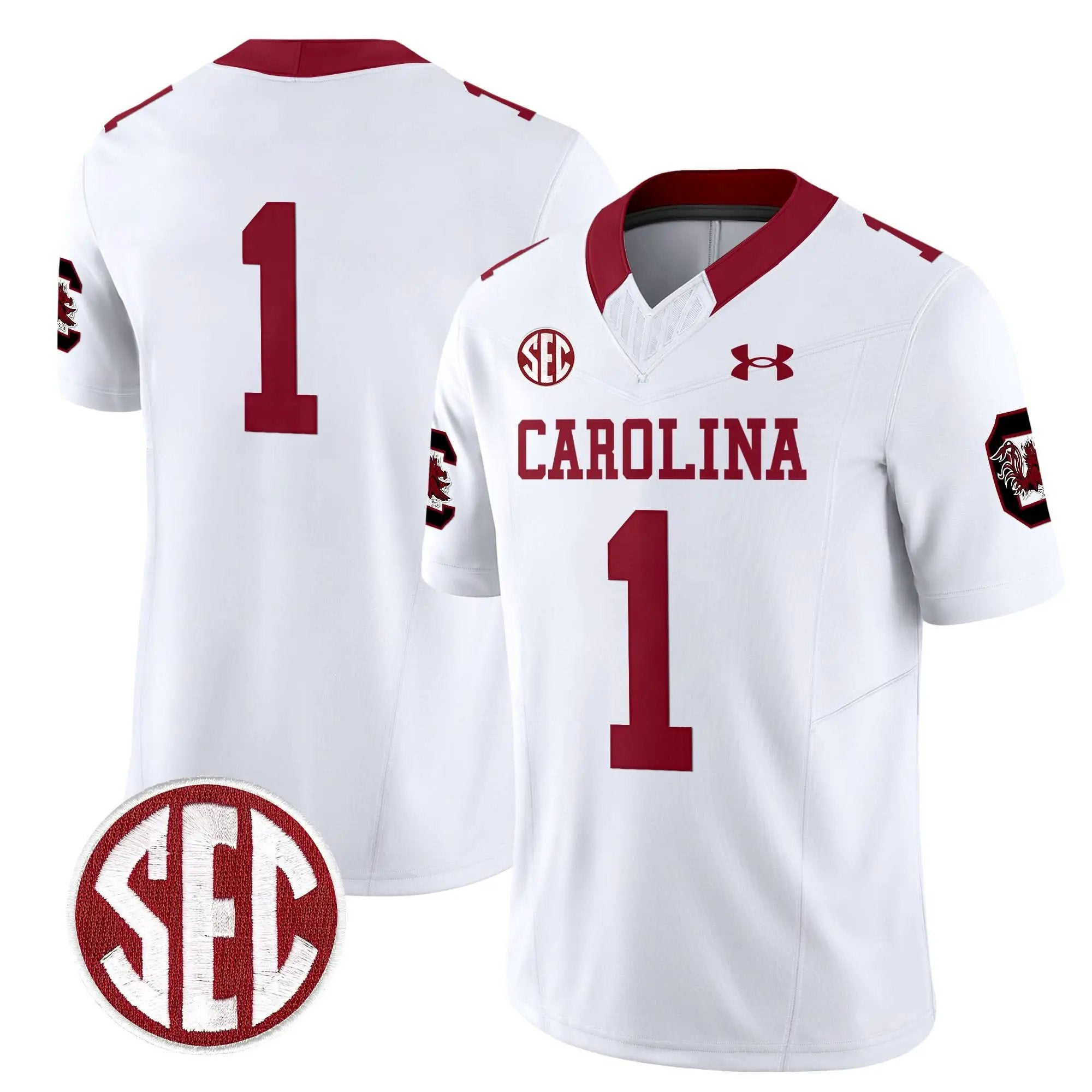 Men South Carolina Gamecocks Football 1980 Throwback Vapor Limited Jersey V2