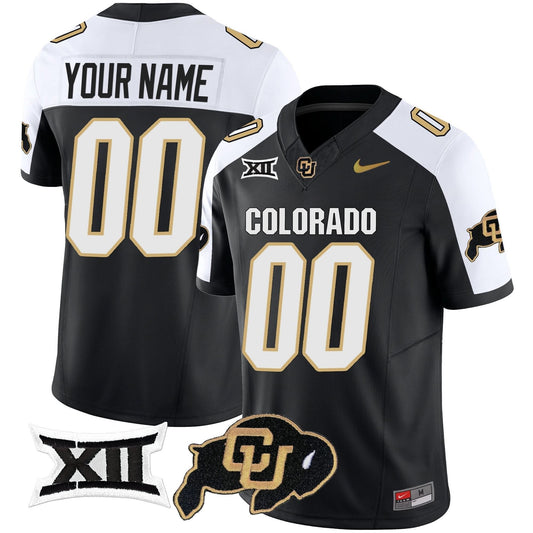 Custom Colorado Buffaloes Jersey Vapor Limited V2 - Big 12 XII Patch - All Stitched