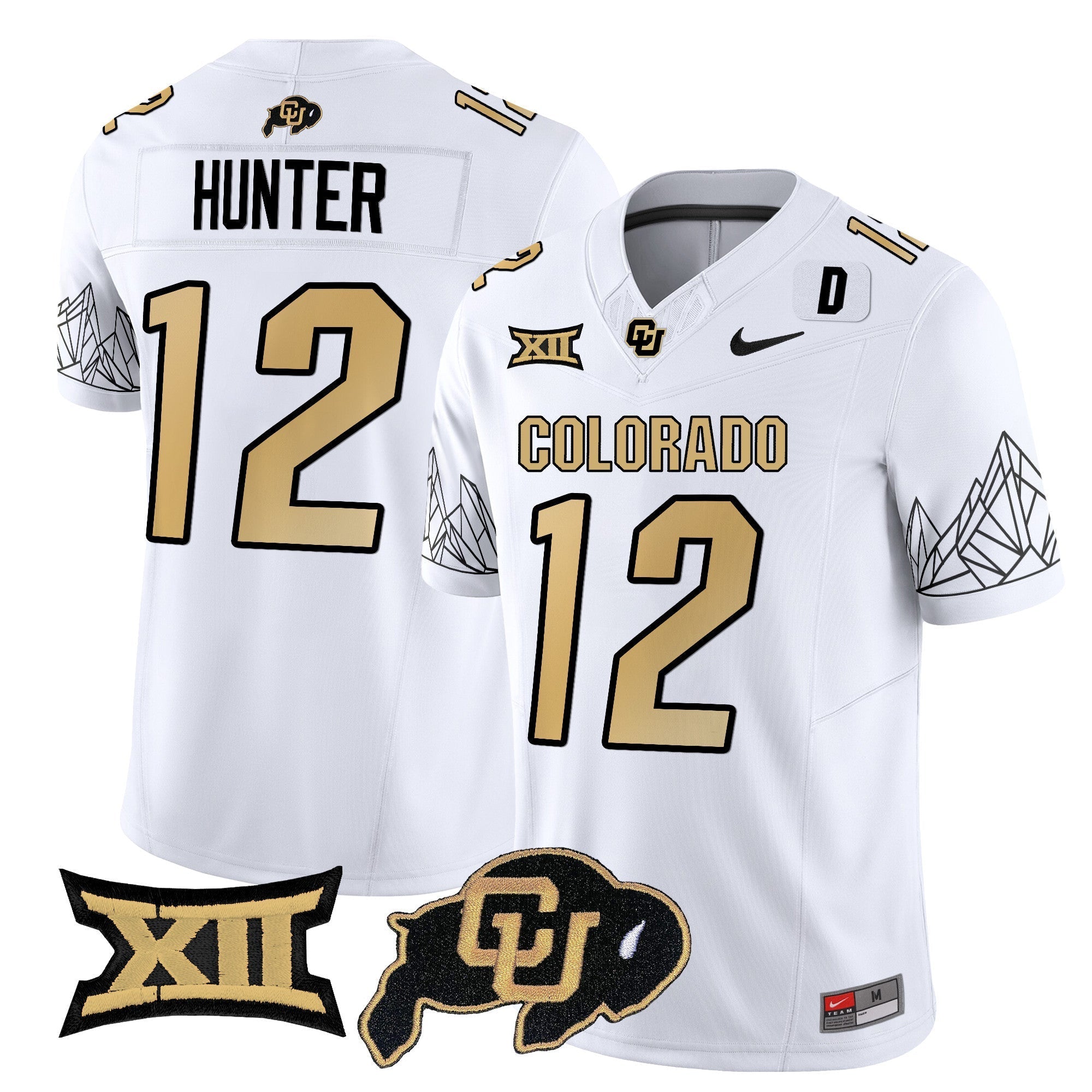 Men Colorado Buffaloes Vapor Limited Jersey V3 - Big 12 XII Patch - All Stitched