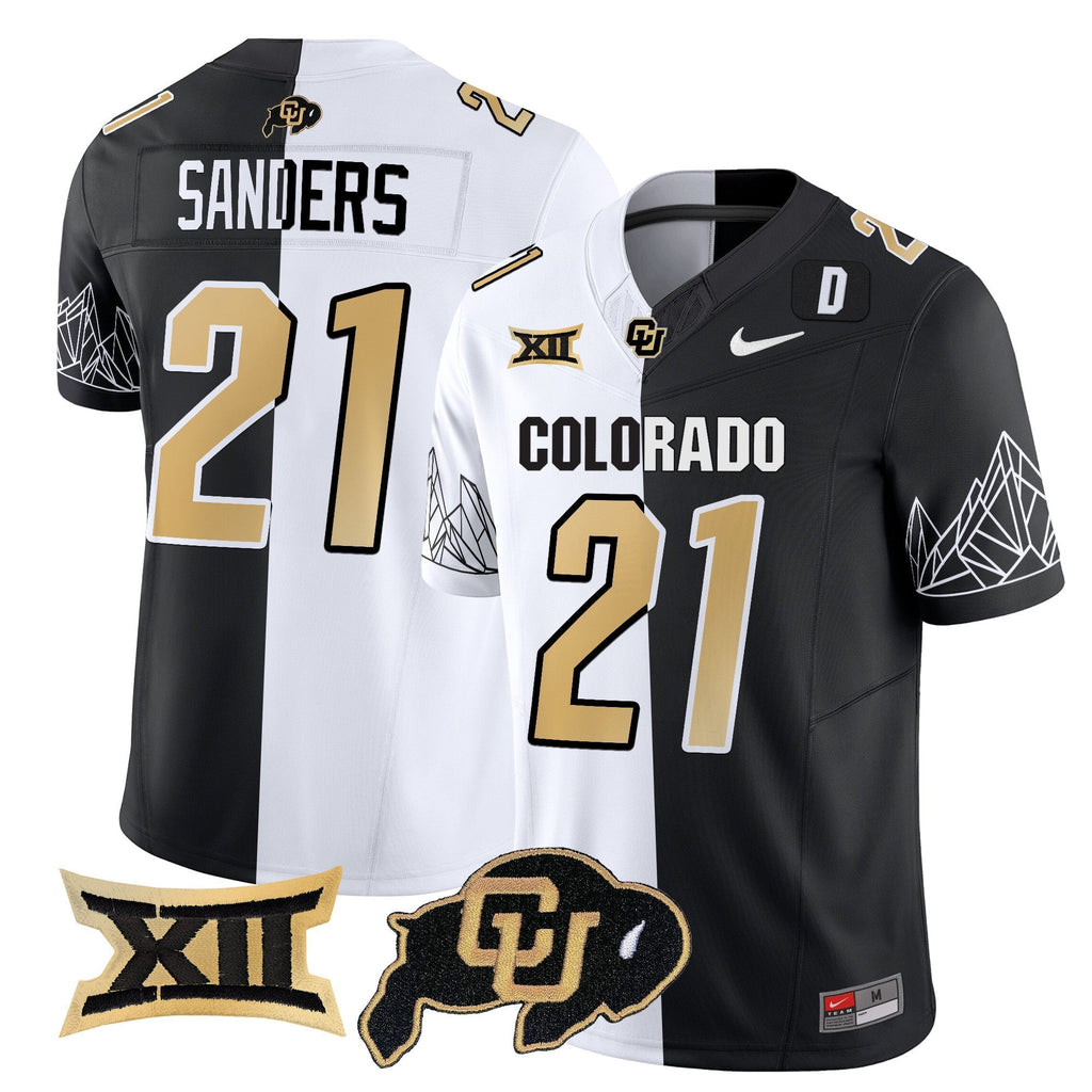 Men Colorado Buffaloes Vapor Limited Jersey V3 - Big 12 XII Patch - All Stitched