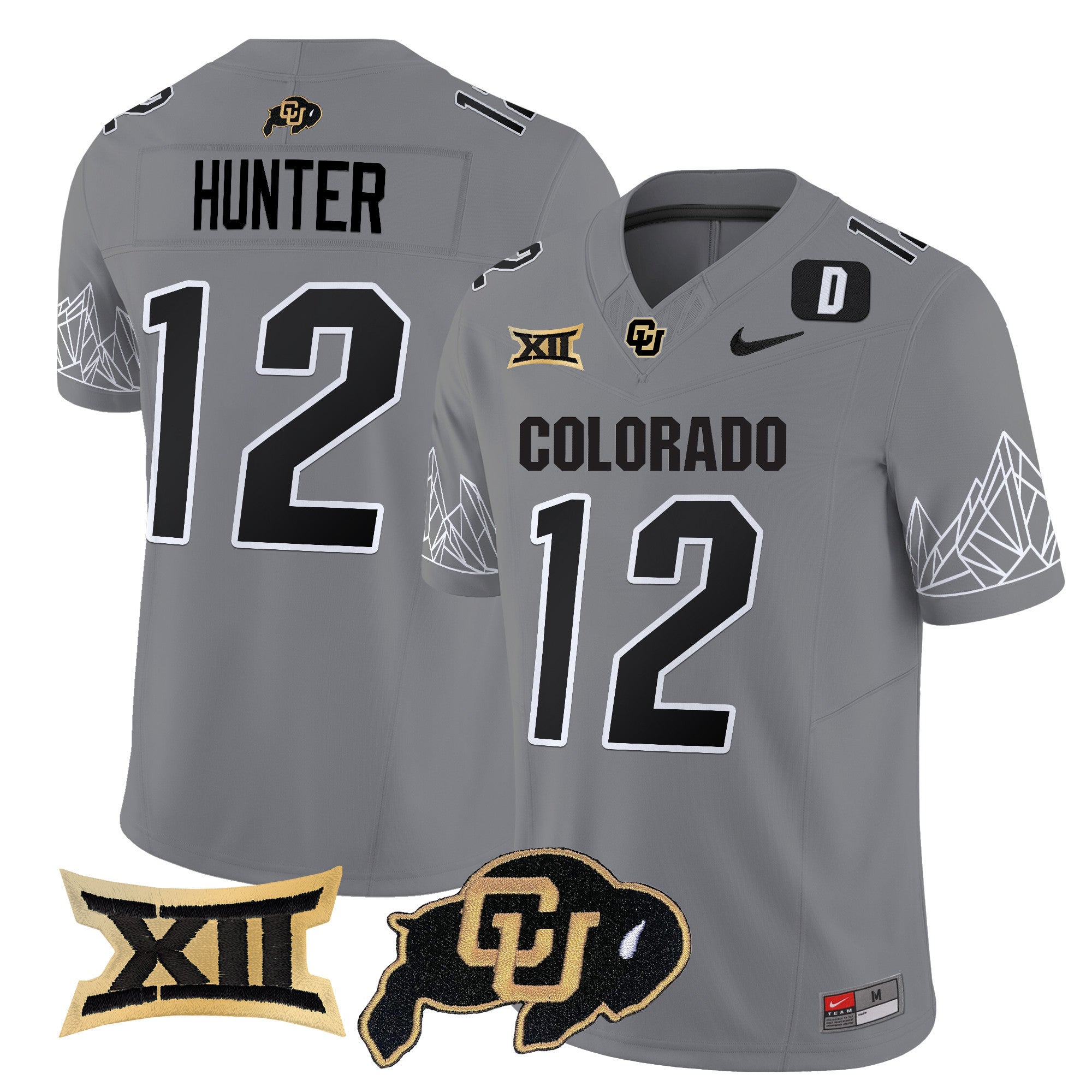 Men Colorado Buffaloes Vapor Limited Jersey V3 - Big 12 XII Patch - All Stitched