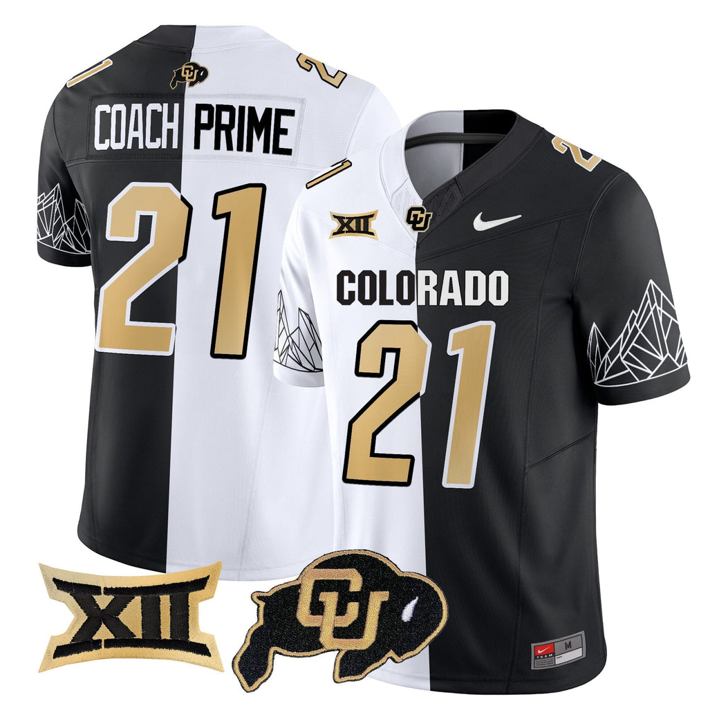 Men Colorado Buffaloes Vapor Limited Jersey V3 - Big 12 XII Patch - All Stitched
