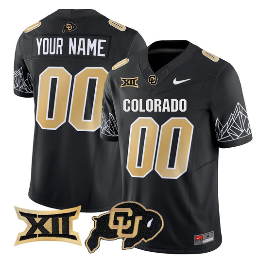 Custom Colorado Buffaloes Jersey Vapor Limited V3 - Big 12 XII Patch - All Stitched
