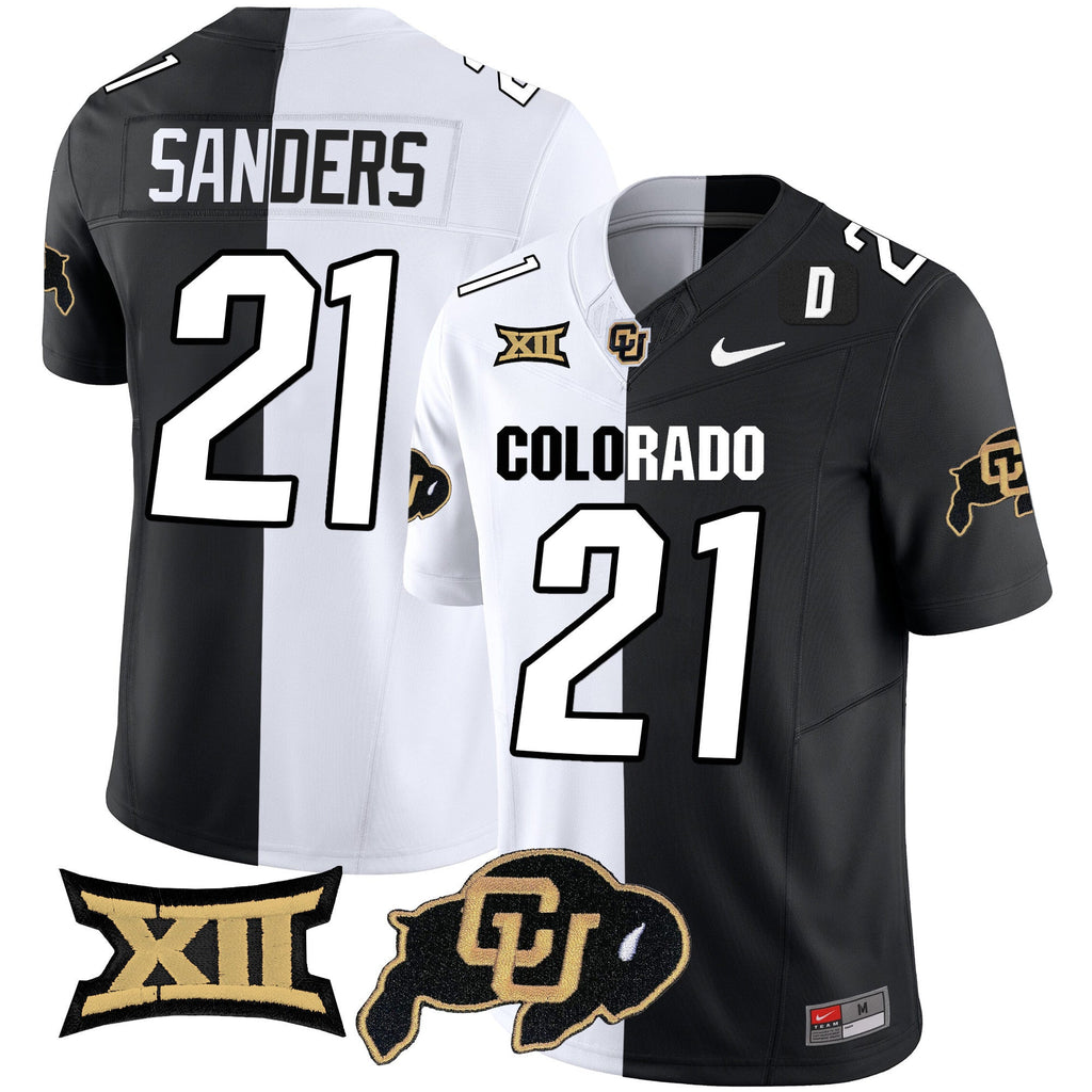 Men Colorado Buffaloes Vapor Limited Jersey V2 - Big 12 XII Patch - All Stitched