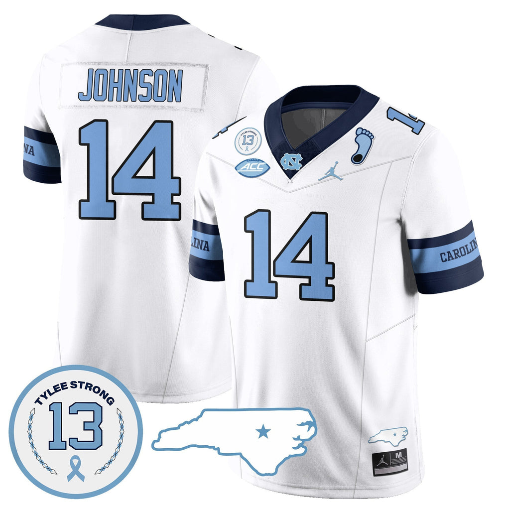 Men North Carolina Tar Heels Football 2024 Vapor Jersey - All Stitched