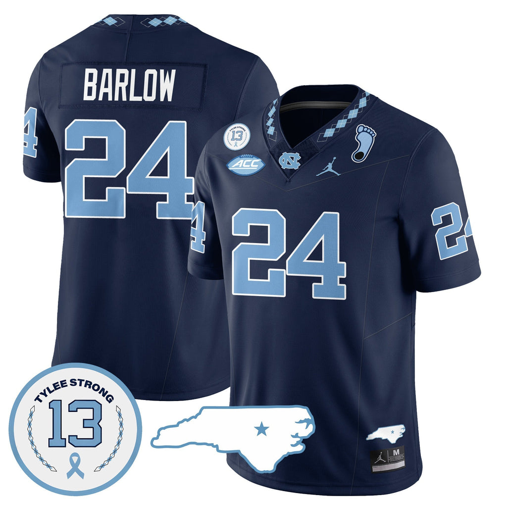 Men North Carolina Tar Heels Football 2024 Vapor Jersey - All Stitched