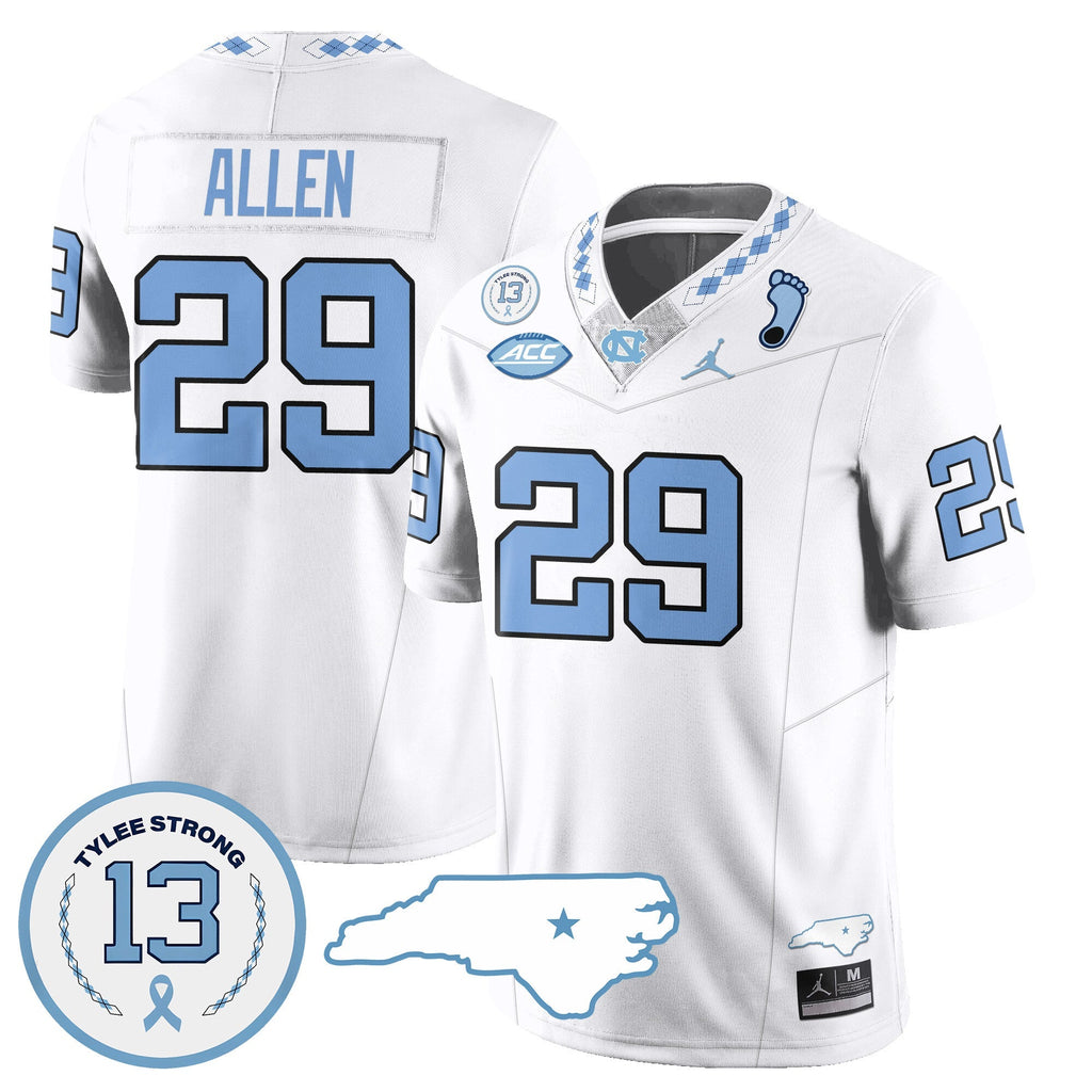 Men North Carolina Tar Heels Football 2024 Vapor Jersey - All Stitched