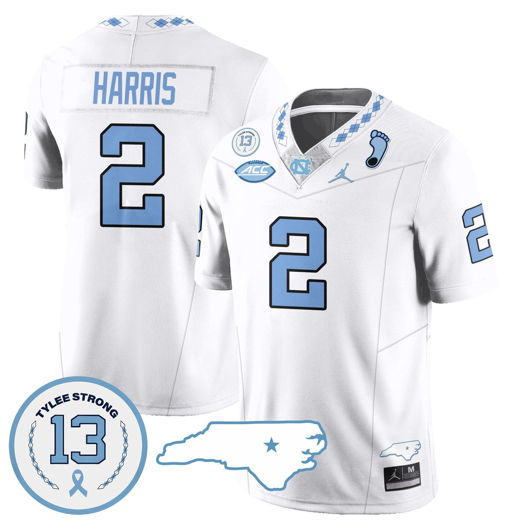 Men North Carolina Tar Heels Football 2024 Vapor Jersey - All Stitched