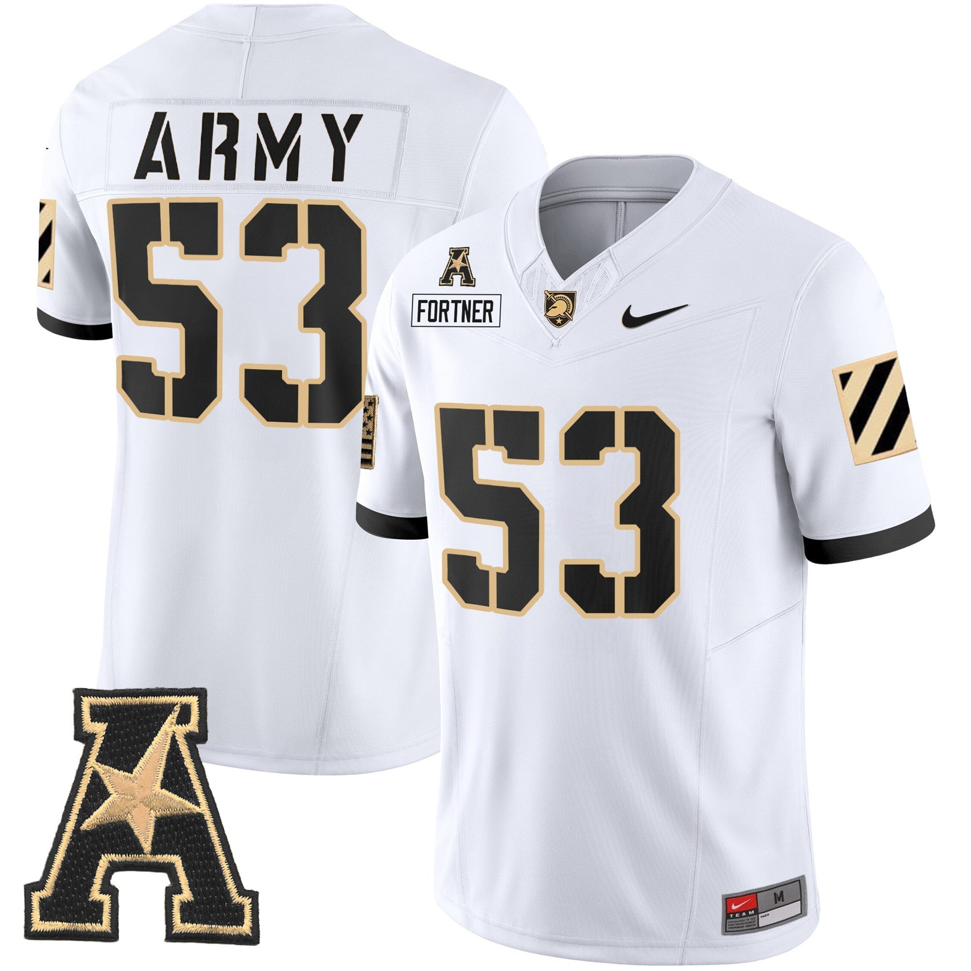 Men Army Black Knights 2024 Vapor Limited Jersey - AAC Patch - All Stitched
