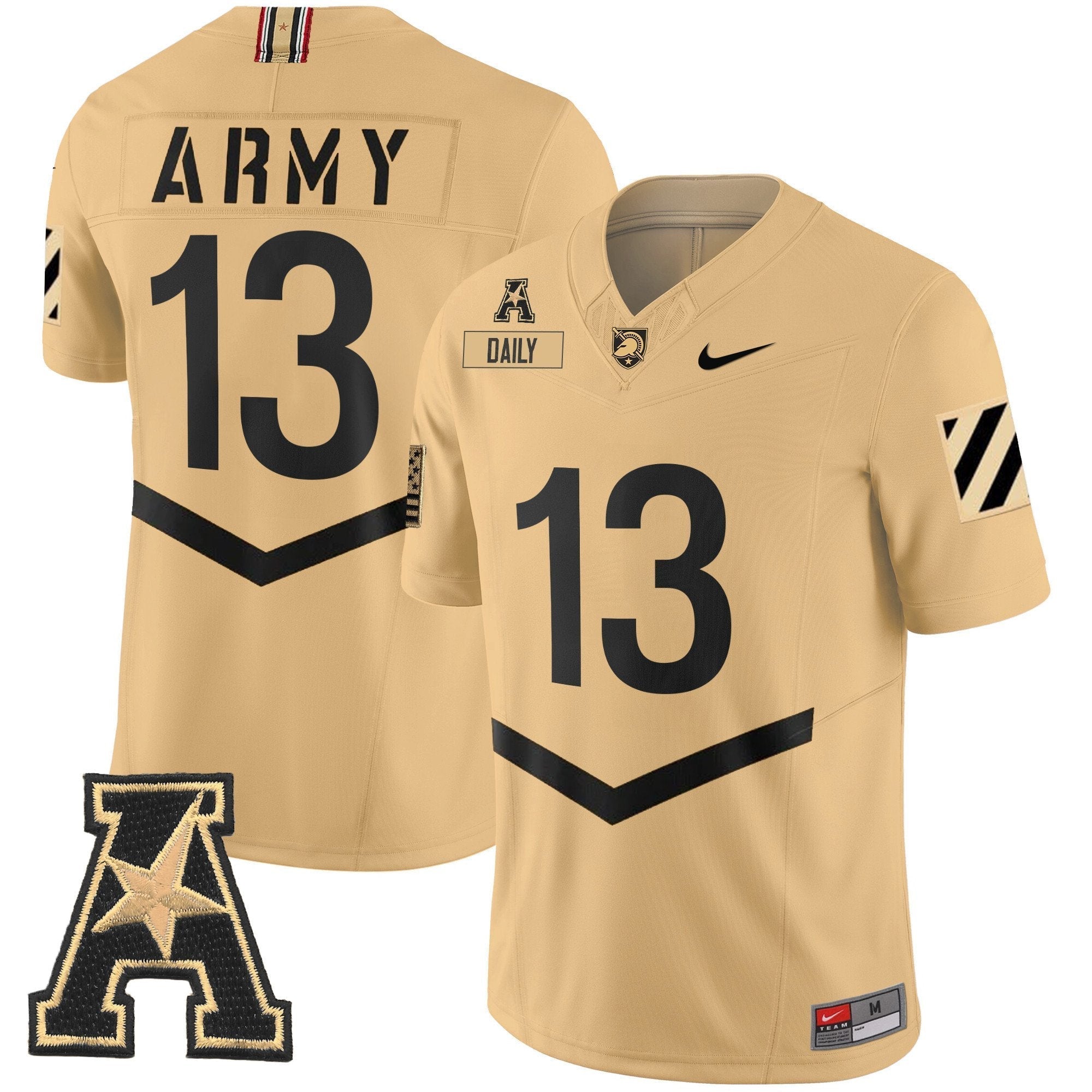 Men Army Black Knights 2024 Vapor Limited Jersey - AAC Patch - All Stitched