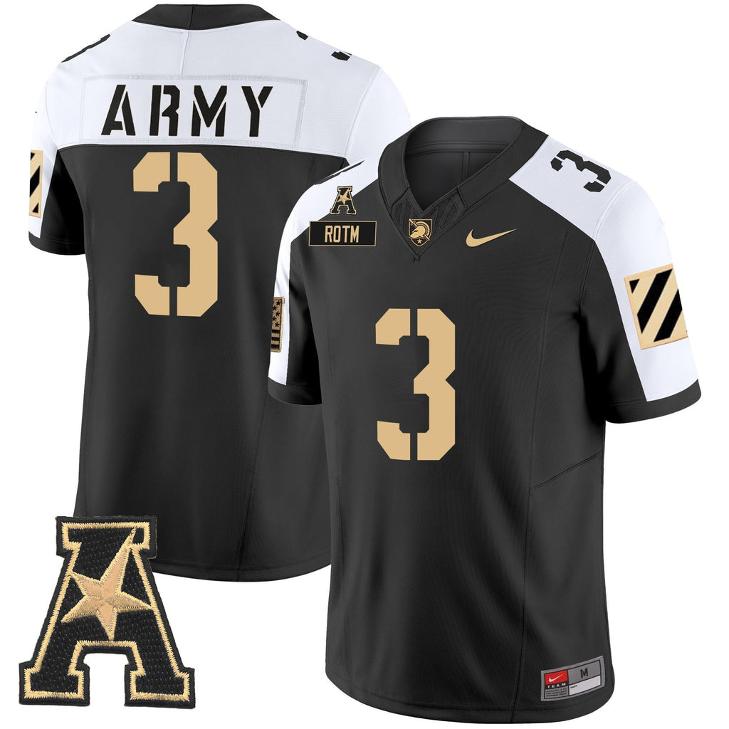 Men Army Black Knights 2024 Vapor Limited Jersey - AAC Patch - All Stitched