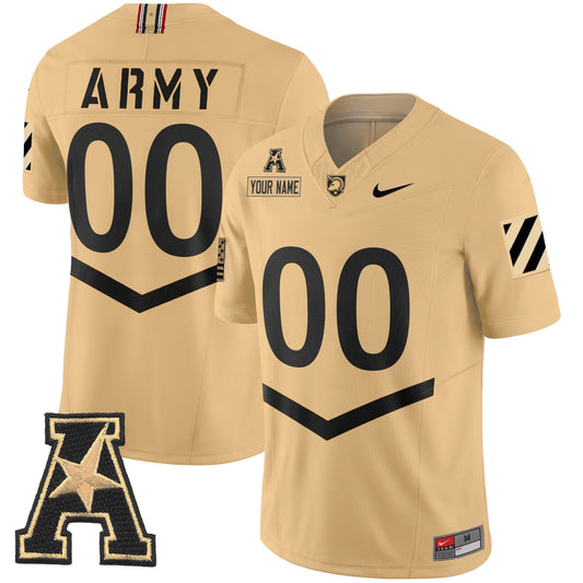 Custom Army Black Knights 2024 Vapor Limited Jersey - AAC Patch - All Stitched
