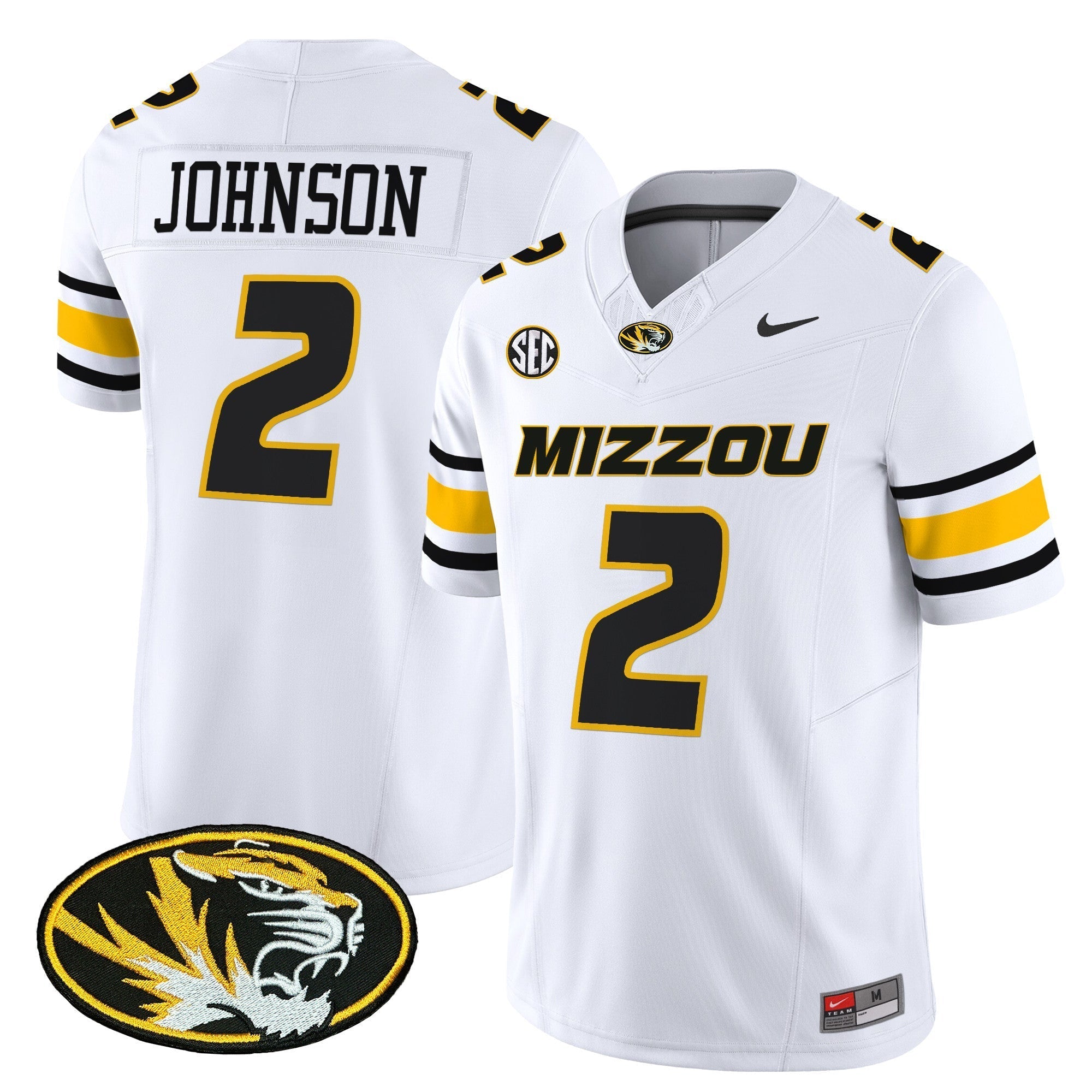 Men Missouri Tigers Vapor Limited Jersey - All Stitched