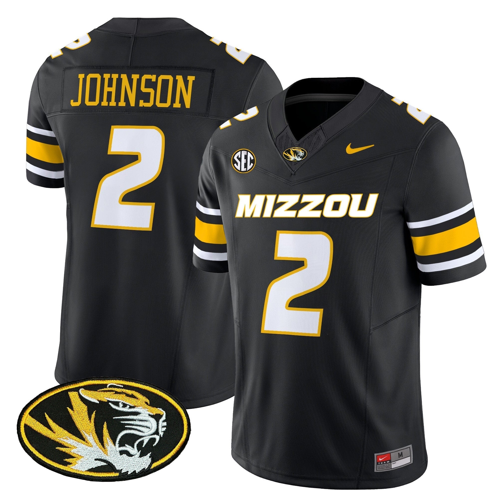 Men Missouri Tigers Vapor Limited Jersey - All Stitched