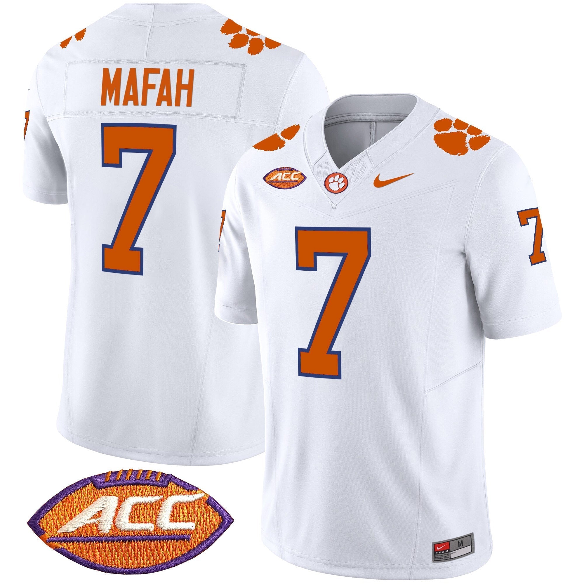 Men Clemson Tigers Vapor Limited Jersey V2 - All Stitched