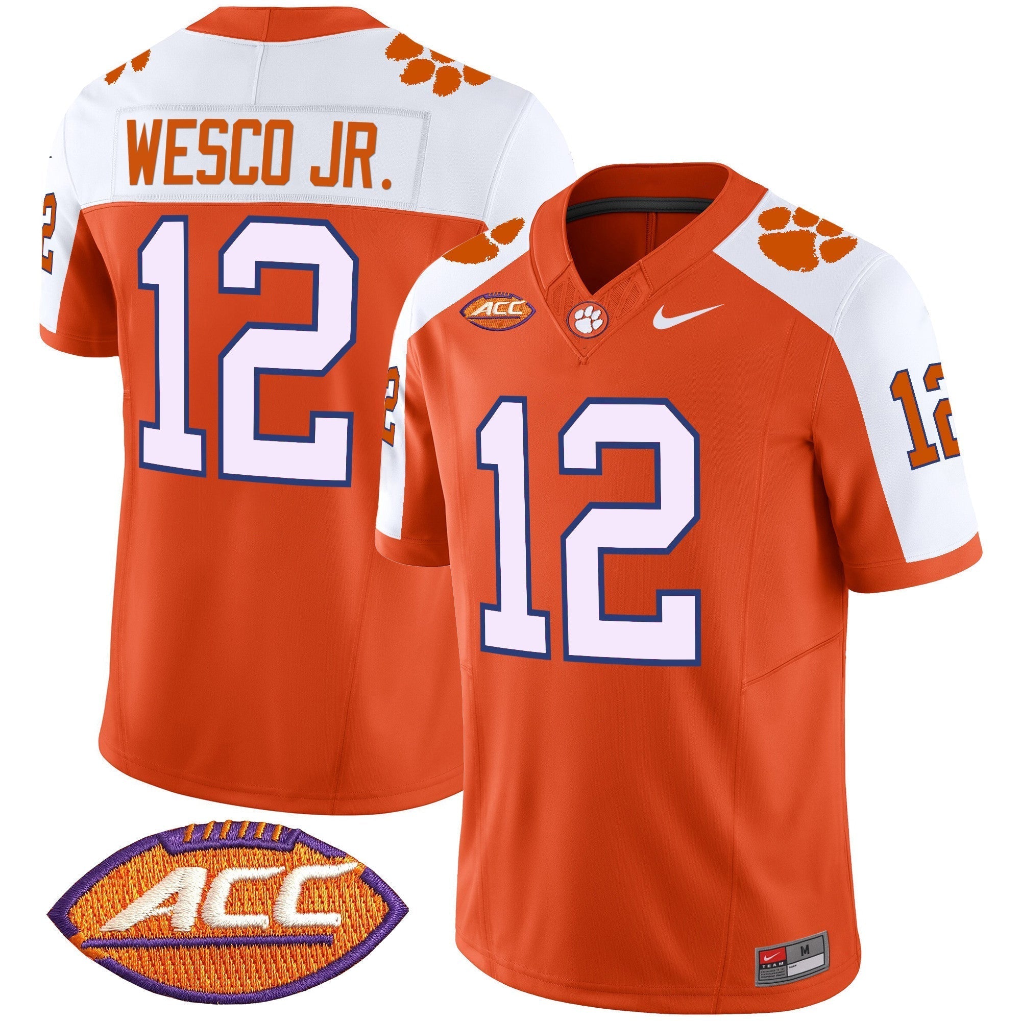 Men Clemson Tigers Vapor Limited Jersey V2 - All Stitched