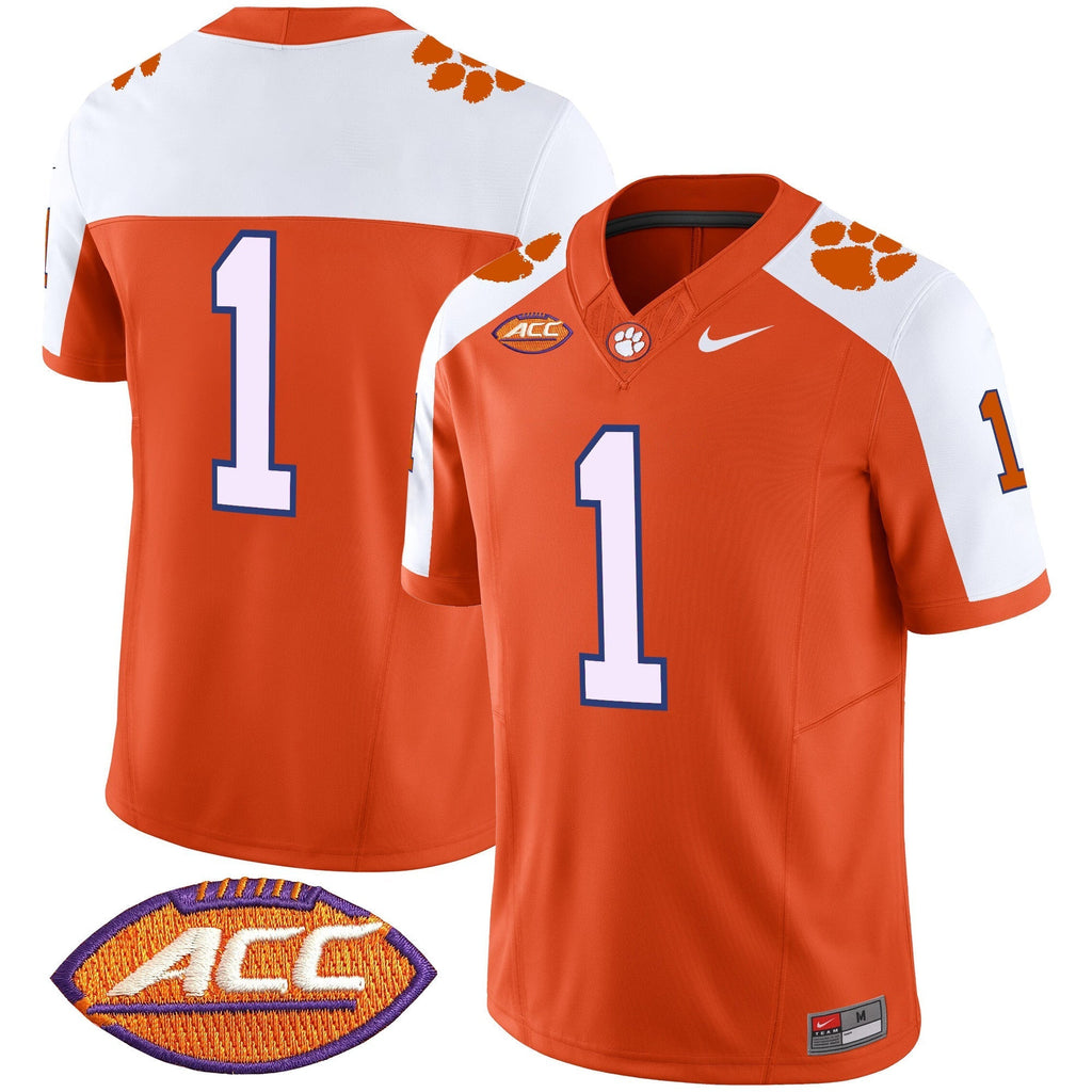 Men Clemson Tigers Vapor Limited Jersey V2 - All Stitched