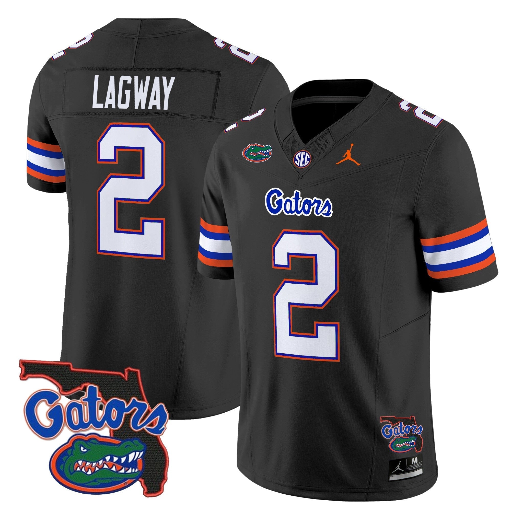 Men Florida Gators 2024 Florida Patch Vapor Limited Jersey - All Stitched