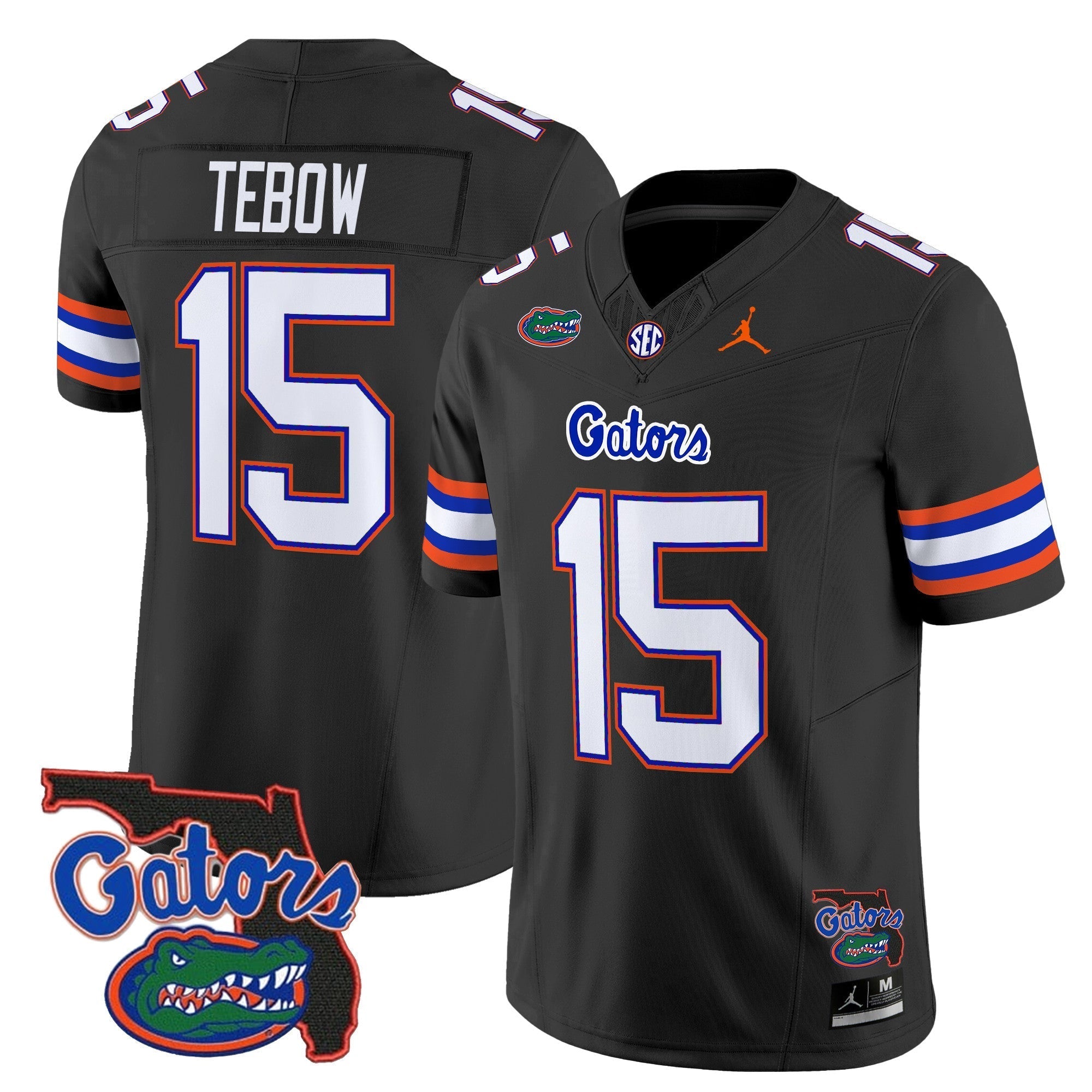 Men Florida Gators 2024 Florida Patch Vapor Limited Jersey - All Stitched