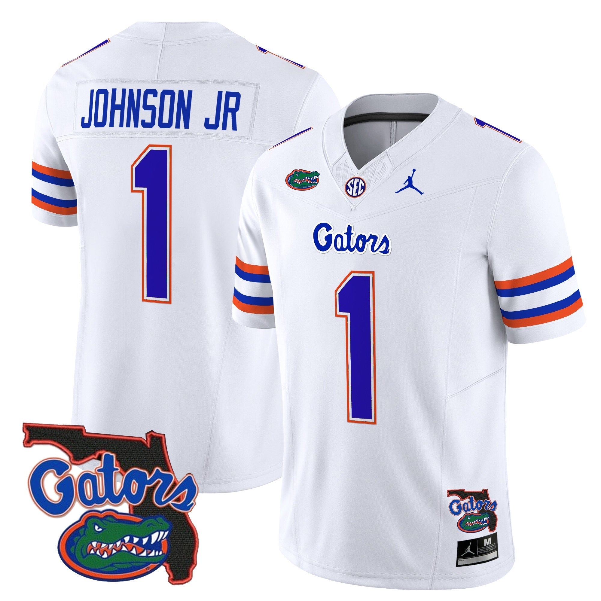 Men Florida Gators 2024 Florida Patch Vapor Limited Jersey - All Stitched