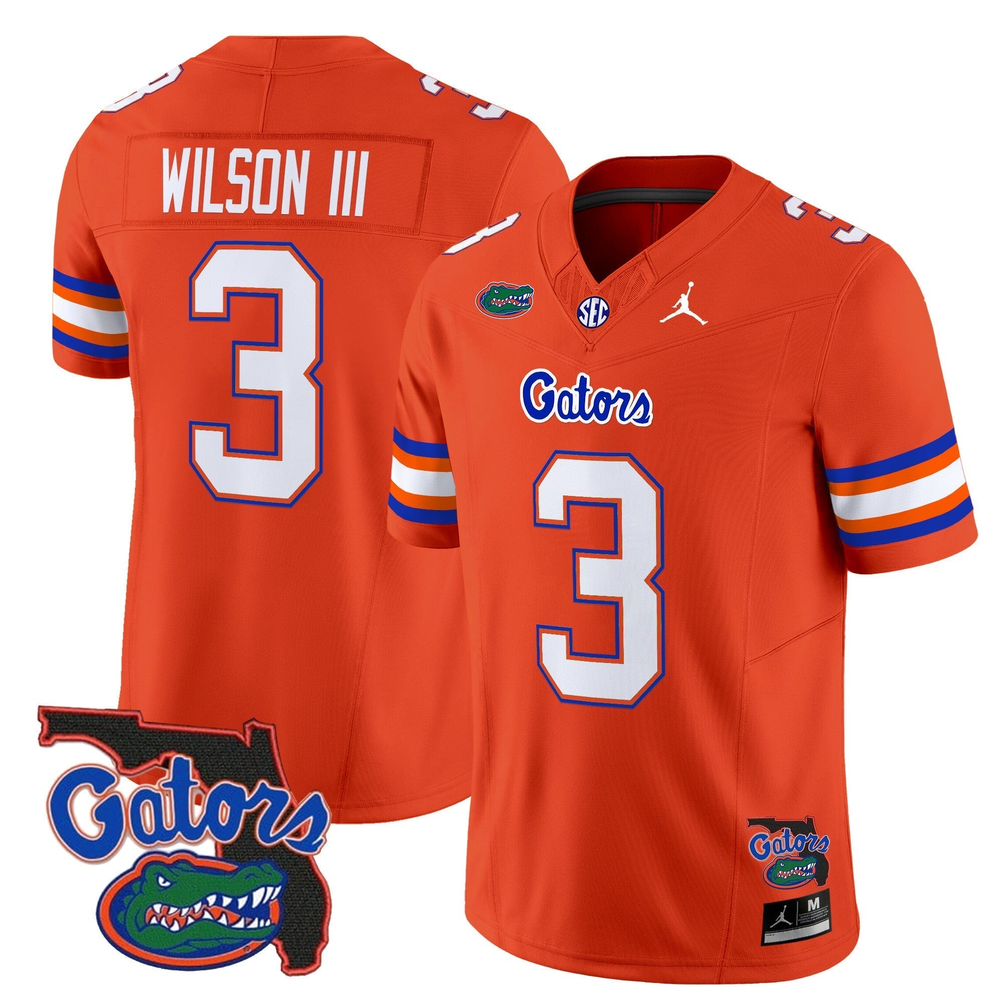 Men Florida Gators 2024 Florida Patch Vapor Limited Jersey - All Stitched