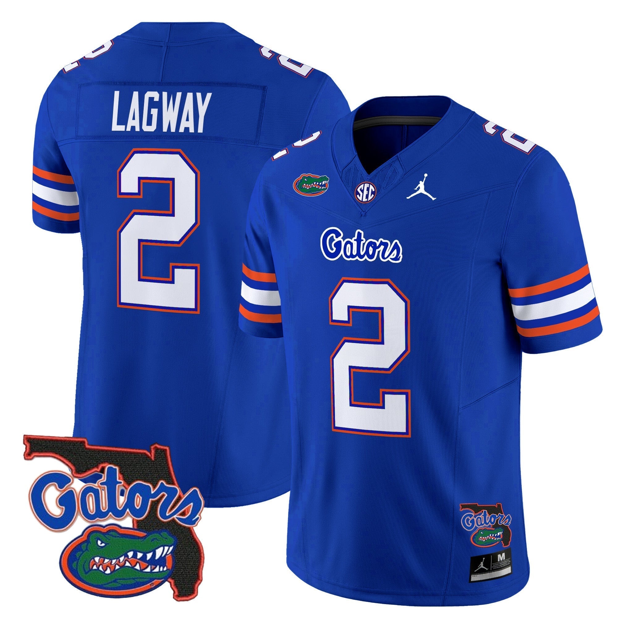 Men Florida Gators 2024 Florida Patch Vapor Limited Jersey - All Stitched