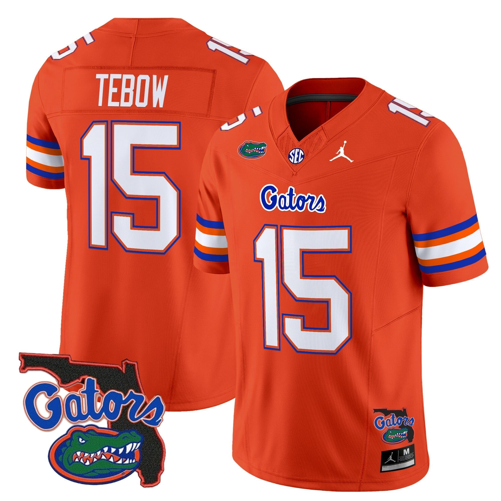 Men Florida Gators 2024 Florida Patch Vapor Limited Jersey - All Stitched