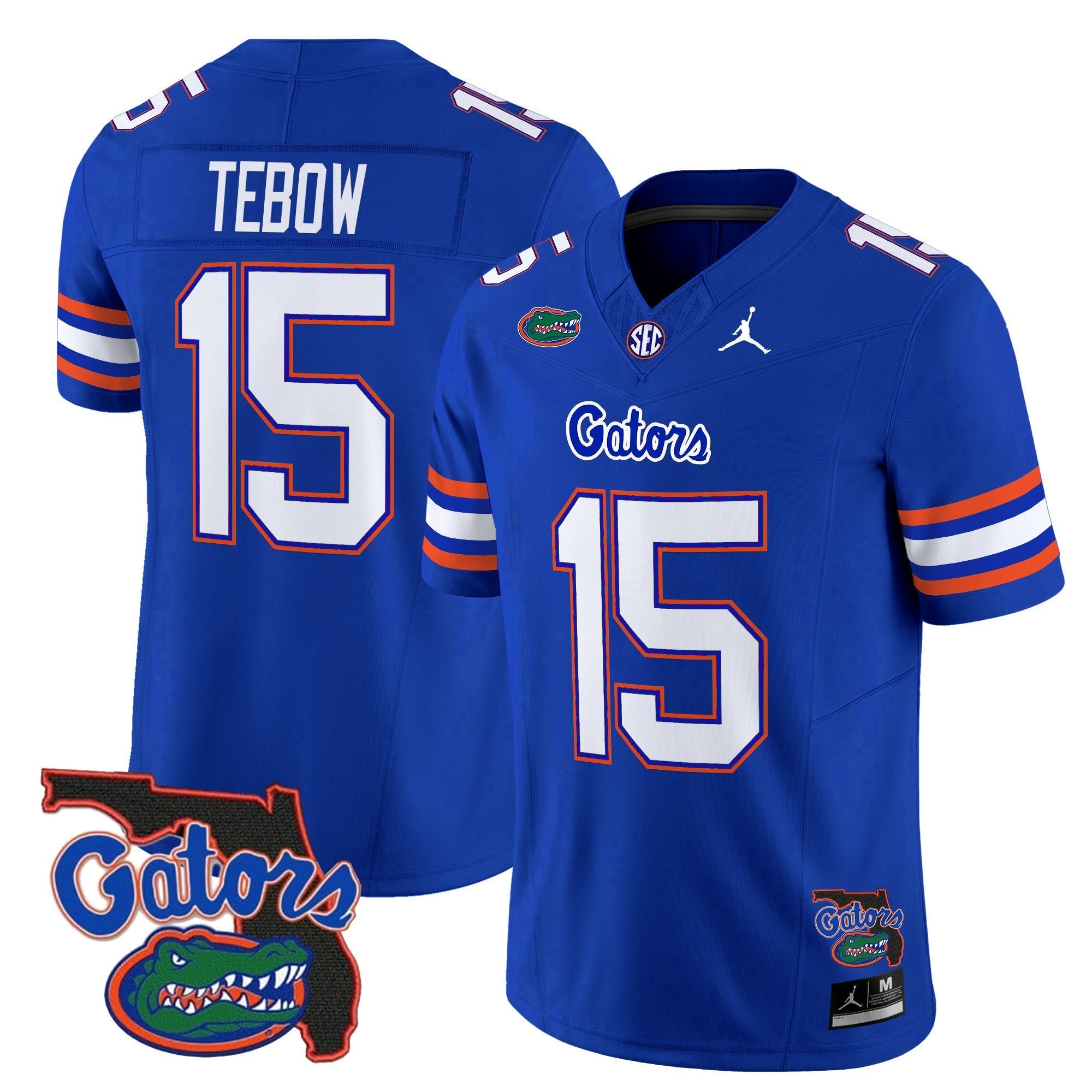Men Florida Gators 2024 Florida Patch Vapor Limited Jersey - All Stitched