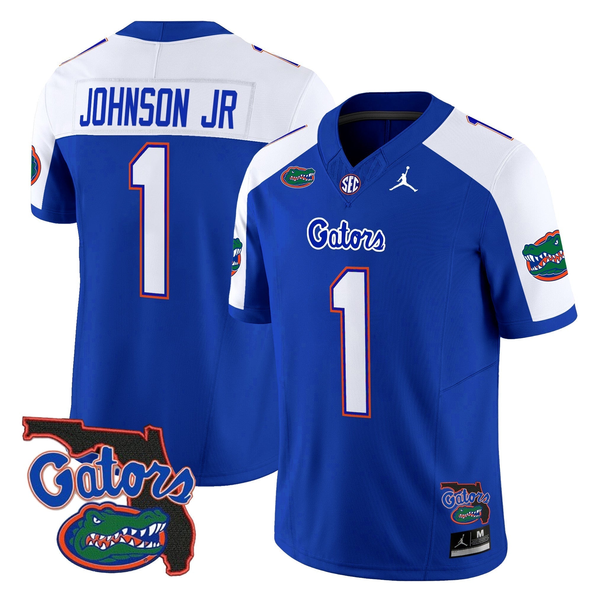 Men Florida Gators 2024 Florida Patch Vapor Limited Jersey - All Stitched