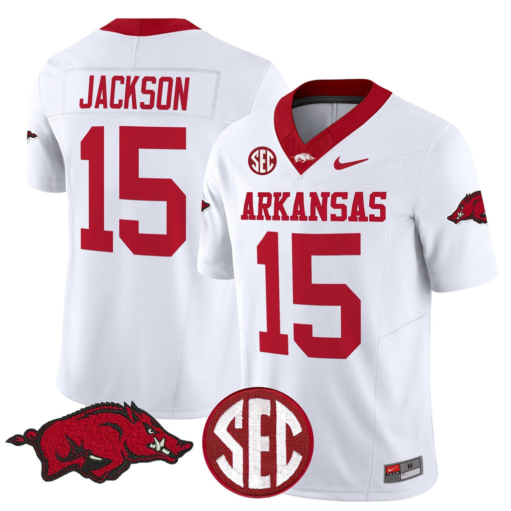 Men Arkansas Razorbacks Vapor Limited Jersey - All Stitched