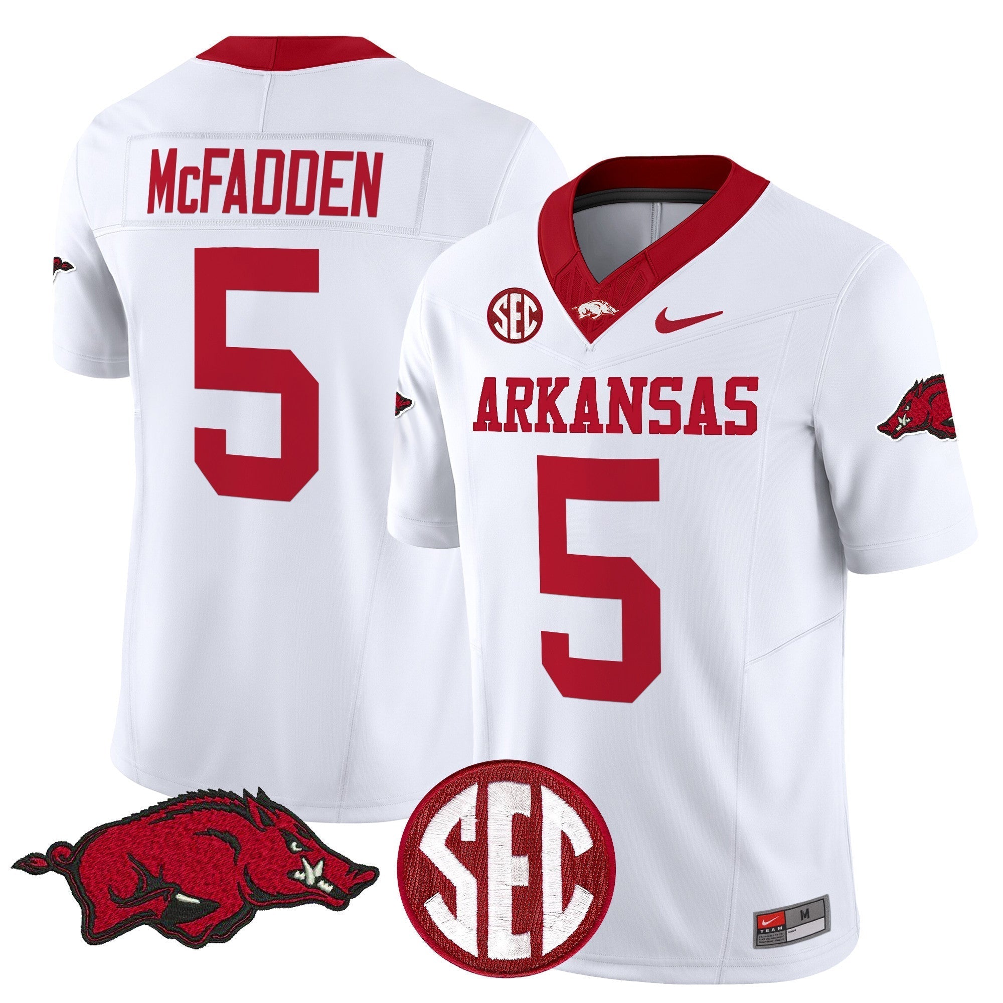 Men Arkansas Razorbacks Vapor Limited Jersey - All Stitched