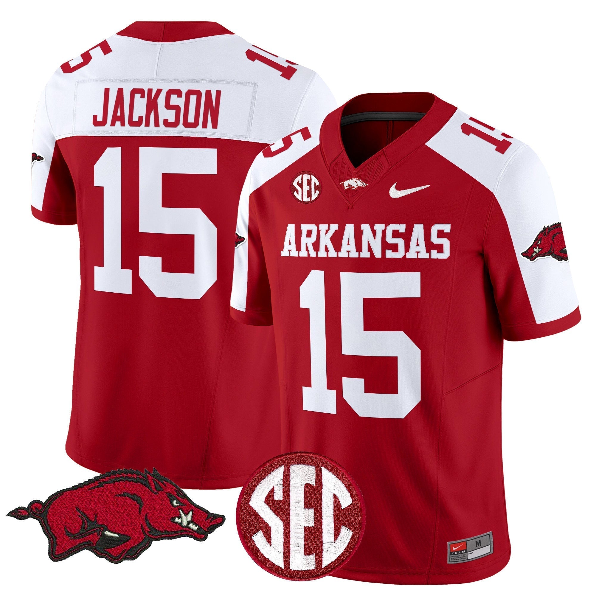 Men Arkansas Razorbacks Vapor Limited Jersey - All Stitched