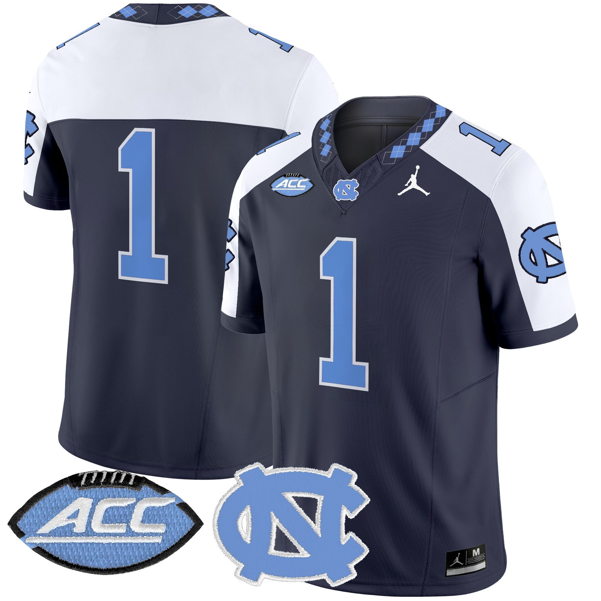 North Carolina Tar Heels 2025 Vapor Limited Jersey - All Stitched